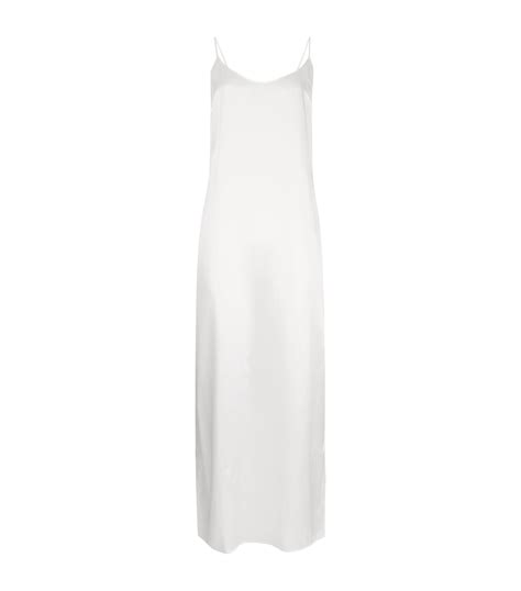 ivory cream versace slip dress|Safety Pin Knit Slip Midi Dress .